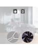 Erwin Müller Mako-Satin Kissenbezug in blau-braun-violett