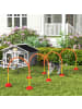 Pawhut Hunde Agility Set Orange+Gelb Kunststoff