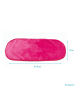 Intirilife 3er Set Abschminktücher Mikrofaser Make-Up Entferner wiederverwendbar in Pink