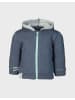 OrganicEra Baby Kapuzen-Sweatjacke in Indigo Melange