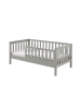 58 aufm Kessel JUNIORBETT Karie 148x60x76 aus Massivholz in Grau