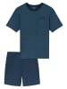Schiesser Schlafanzug Comfort Essentials in Deep blue