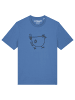 wat? Apparel T-Shirt Le poulet - das Huhn in Bright Blue