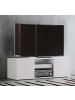 ebuy24 TV Tisch Lowina 2 Weiß 115 x 36 cm