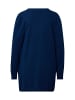 GOLDNER Langarm Feinstrick-Cardigan in royalblau