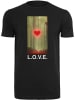 Mister Tee T-Shirt "Wood Love Tee" in Schwarz