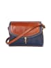 Gave Lux Crossbody in BLUE + BROWN