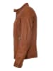 Milestone Lederjacke Lammnappa in Cognac