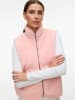 Vero Moda Teddyfell Weste in Strawberry Cream