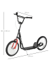 HOMCOM Kinderscooter in Schwarz 139L x 58B x 96H cm