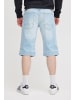 BLEND Chino Shorts Kurze Bermuda Hose aus Leinen und Baumwolle in Hellblau