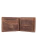 Greenburry Vintage Geldbörse RFID Schutz Leder 12 cm in brown
