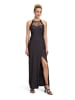 Vera Mont Abendkleid mit Patches in anthra