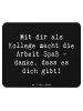 Mr. & Mrs. Panda Mousepad Spruch Kollege Freude mit Spruch in Schwarz