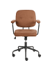 Beliani Bürostuhl PAWNEE in Braun/Schwarz - (W) 64 x (H) 88 x (L) 64 cm