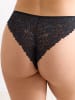 Erlich Textil  Spitzen Slip ICONIC LACE BRAZIL SLIP in schatten schwarz