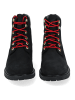 Timberland Stiefelette in Schwarz/Rot