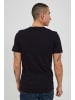 11 Project T-Shirt PRBleon 21300789-ME T-Shirt mit Grandad-Ausschnitt in Schwarz