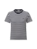 Gant T-Shirt in marine weiß