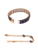 faina Women Jewelry Set in rose gold navy