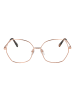 Web Damen Optische Fassungen Geometrisch Rose Gold