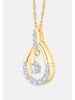 Diamant Exquis Halskette aus 585 Gelbgold mit Diamant
