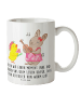 Mr. & Mrs. Panda Kindertasse Ostern Frühlingsgefühle mit Spruch in Weiß