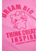 Coccodrillo Baumwoll-T-Shirt mit kurzen Ärmeln in rosa