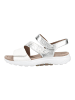 rollingsoft Sandalen in Silber/Weiß
