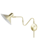 Beliani Wandleuchte BALIEM in Gold - (W) 20 x (H) 35 x (L) 45 cm