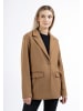 DreiMaster Damen Langer Blazer Aus Wollgemisch in Sand