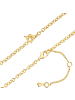 Lulu & Jane Halskette T-Bar aus Messing in gelbgold
