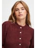 PULZ Jeans Strickjacke PZASTRID LS Cardigan 50206914 in rot