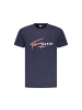 Tommy Hilfiger Blau Baumwolle Herren T-Shirt