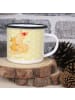 Mr. & Mrs. Panda XL Emaille Tasse Fuchs Mama ohne Spruch in Gelb Pastell