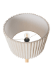 Beliani Stehleuchten BELESSA in Beige/Schwarz - (W) 40 x (H) 144 x (L) 40 cm
