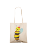 Mr. & Mrs. Panda Jutebeutel Biene Happy ohne Spruch in Creme