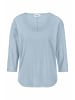 Hessnatur Hessnatur Light Slub Longsleeve Relaxed aus reiner Bio-Baumwolle in perlblau