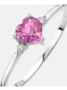 Diamant L'éternel Ring aus 375 Weißgold mit 1.23 Karat Diamant mit Saphir