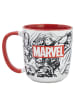 Marvel Marvel 380 ml Keramikbecher in Geschenkbox mit Charakterdesign in Mehrfarbig