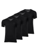 Gant T-Shirt 4er Pack in Schwarz