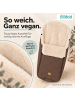 fillikid Winterfußsack Vegan Comfort Exclusiv in Braun