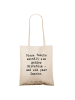 Mr. & Mrs. Panda Tasche Spruch Tragetasche Universum mit Spruch in Creme