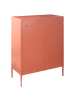 Beliani Büroschrank ENAGO in Braun - (W) 80 x (H) 102 x (L) 40 cm
