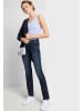 Tom Tailor Straight Bleached Jeans Regular Fit Denim Hose aus Baumwolle ALEXA in Dunkelblau