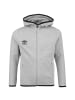 Umbro Kapuzenjacke Pro Fleece in grau / schwarz