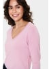 SAINT TROPEZ Strickpullover MilaSZ Gerade Passform in Pink Nectar