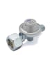 COFI 1453 Gas Druckminderer 4 mbar für Butan und Propan Regler Silber in Silber