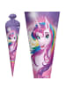 ROTH Schultüte groß Einhornportrait 70 cm in Rosa