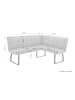 byLiving Eckbank TALEA in hellgrau - 168 x 128, H 93,5 cm